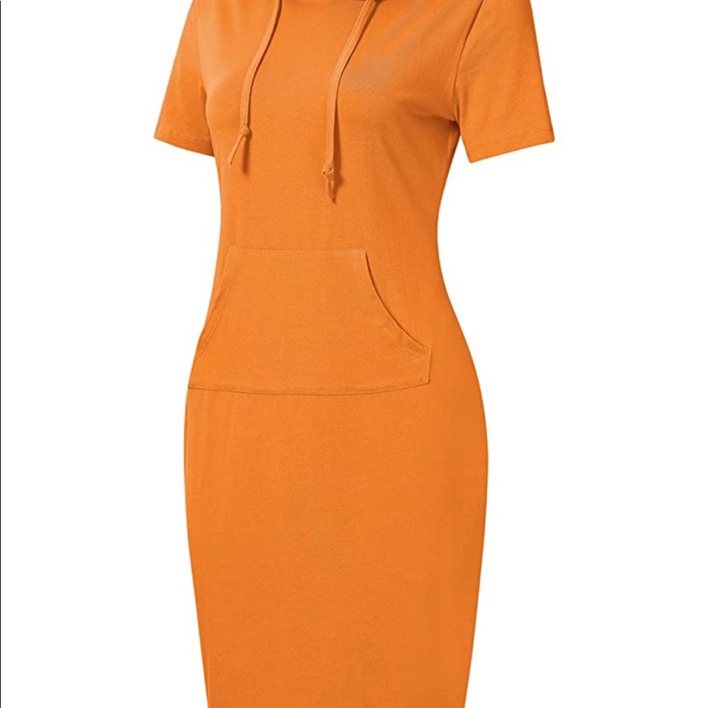 Orange Bodycon Dress